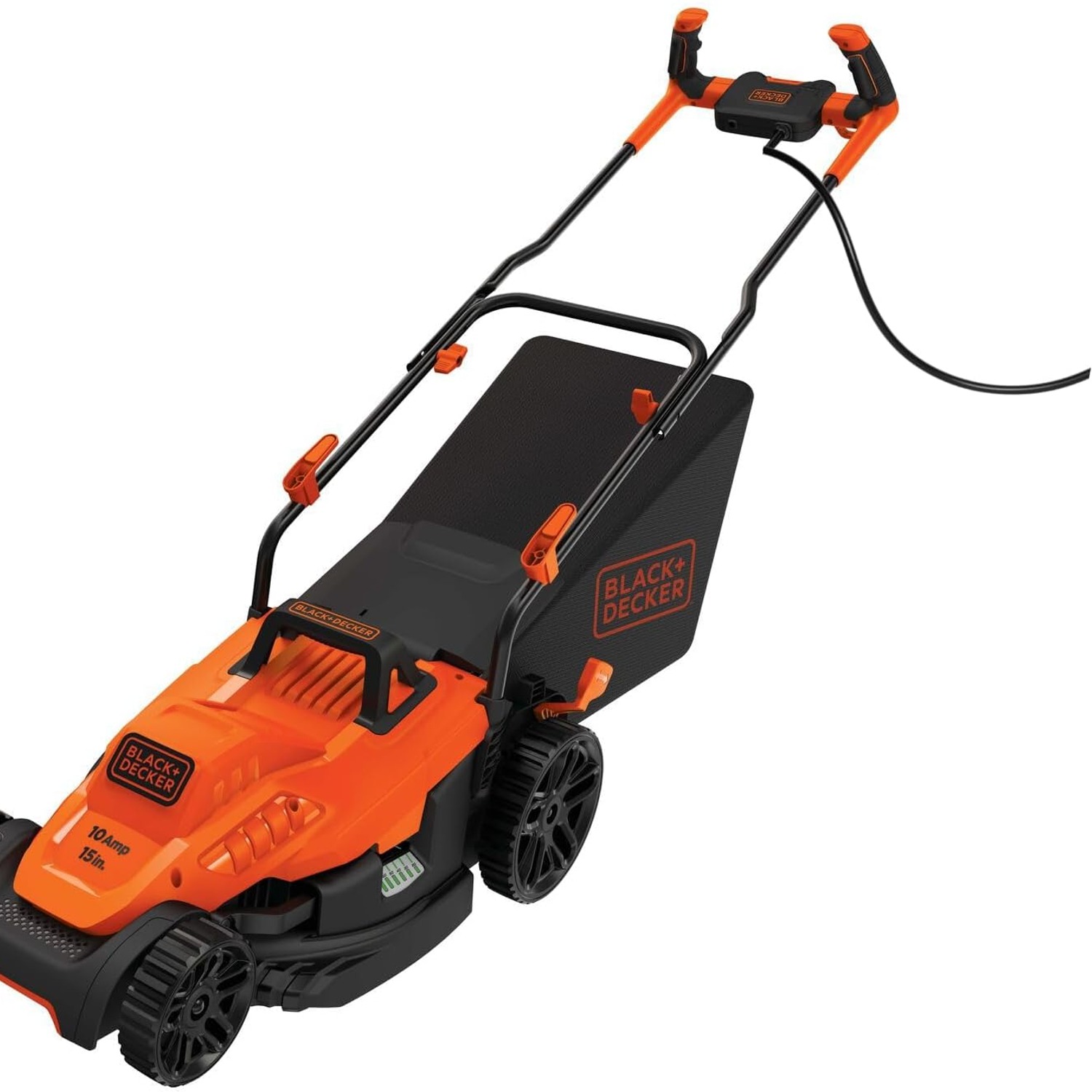 BLACK+DECKER 15 Inch Bike Handle Electric Mower