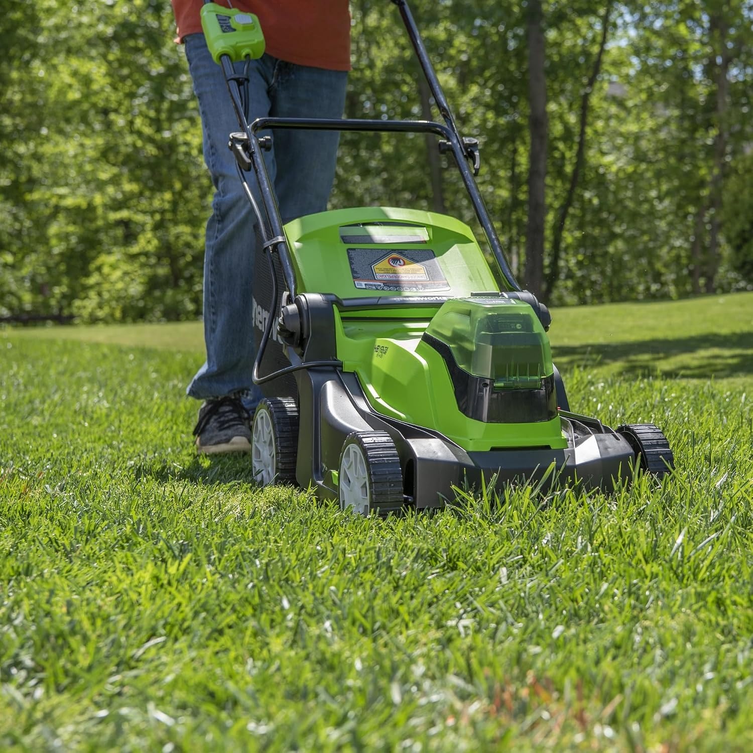 Greenworks 48V 17 Inch Cordless Push Mower Kit: image 2