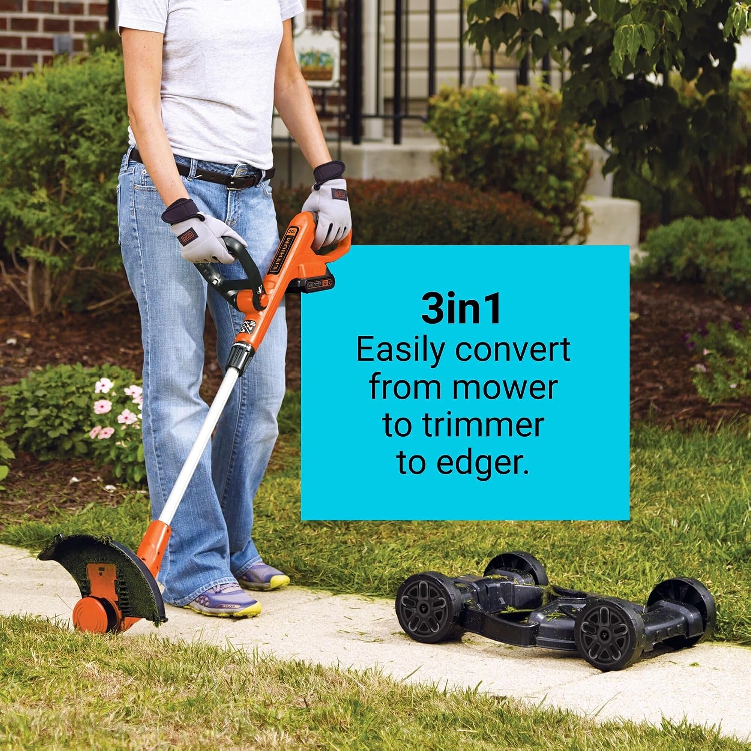 BLACK+DECKER MTC220 3-in-1 Cordless Lawn Tool: image 3