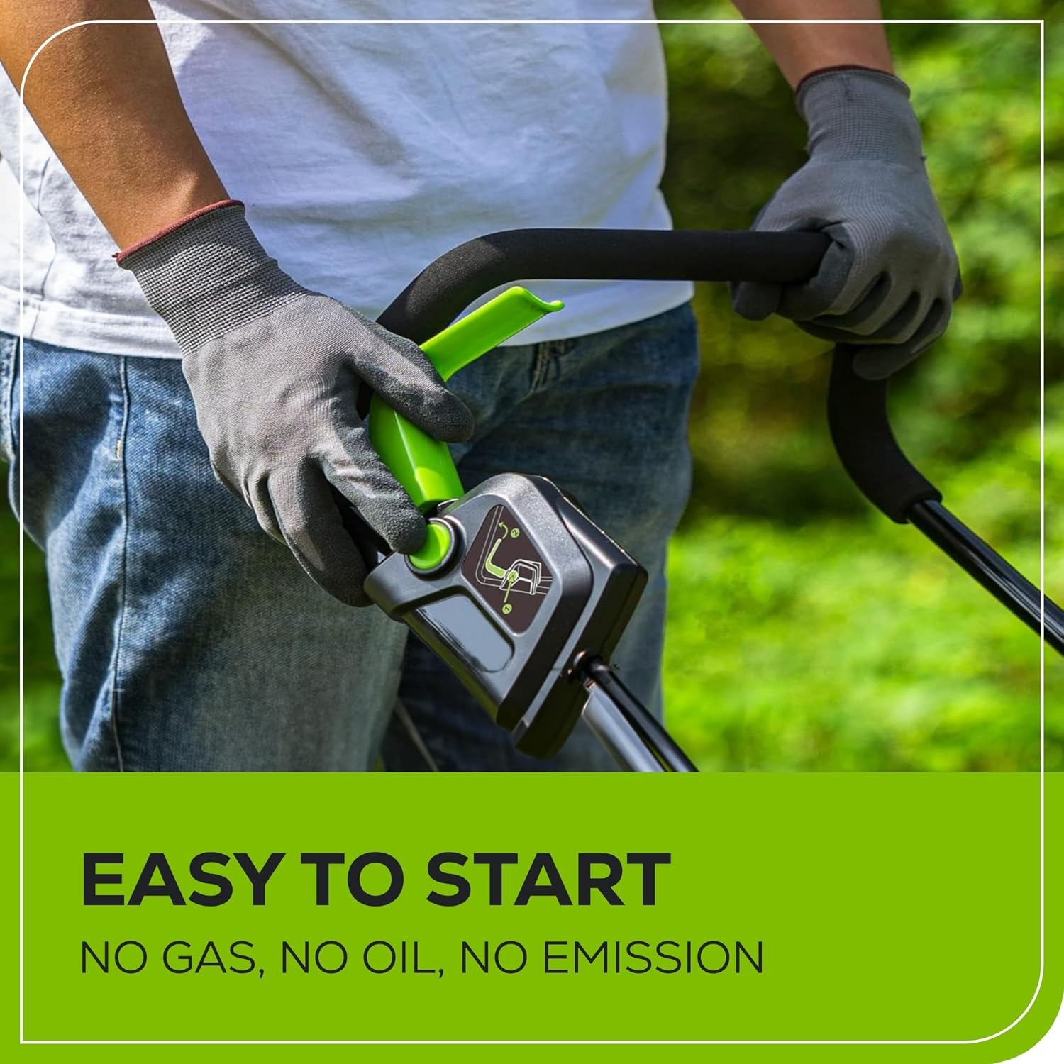 Greenworks 24V 13 Inch Cordless Lawn Mower Kit: image 6