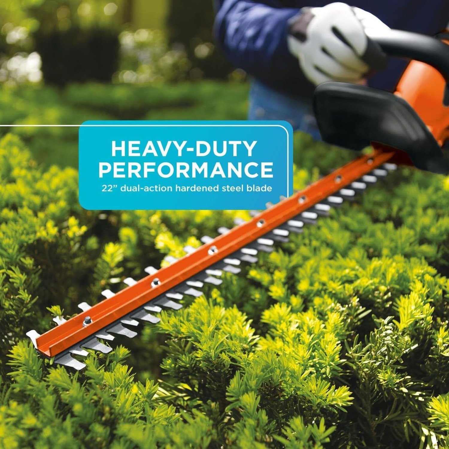 BLACK+DECKER 22-Inch Cordless Hedge Trimmer Kit: image 4