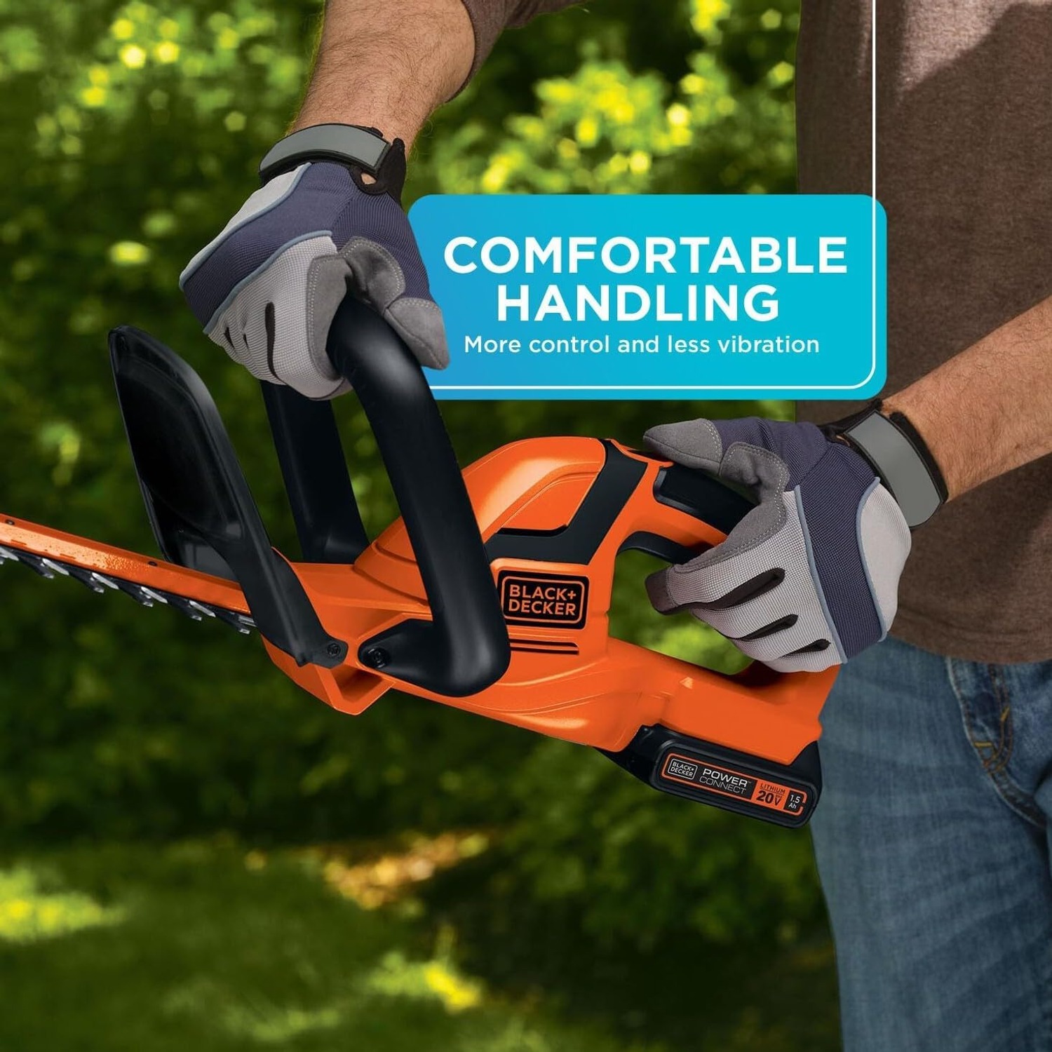 BLACK+DECKER 22-Inch Cordless Hedge Trimmer Kit: image 5