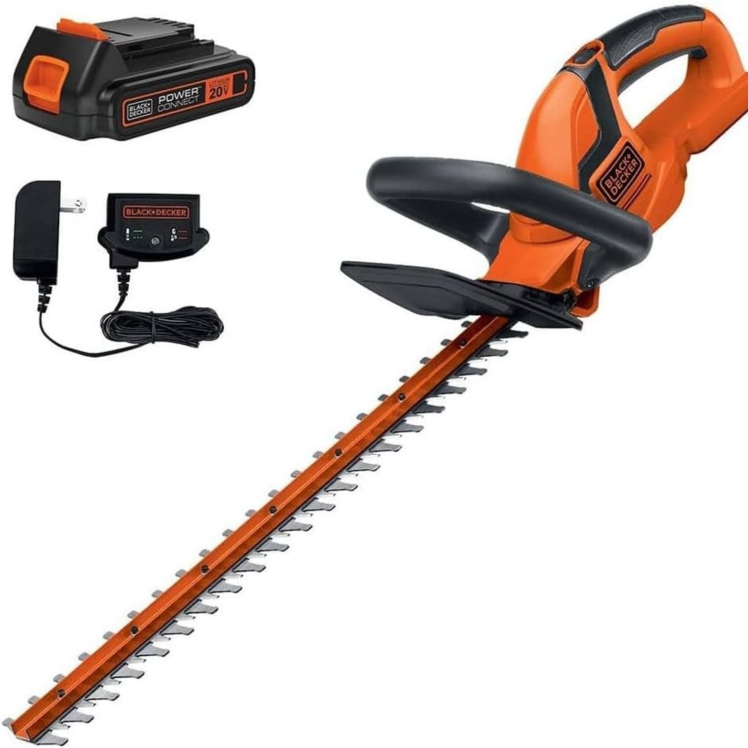 BLACK+DECKER 22-Inch Cordless Hedge Trimmer Kit