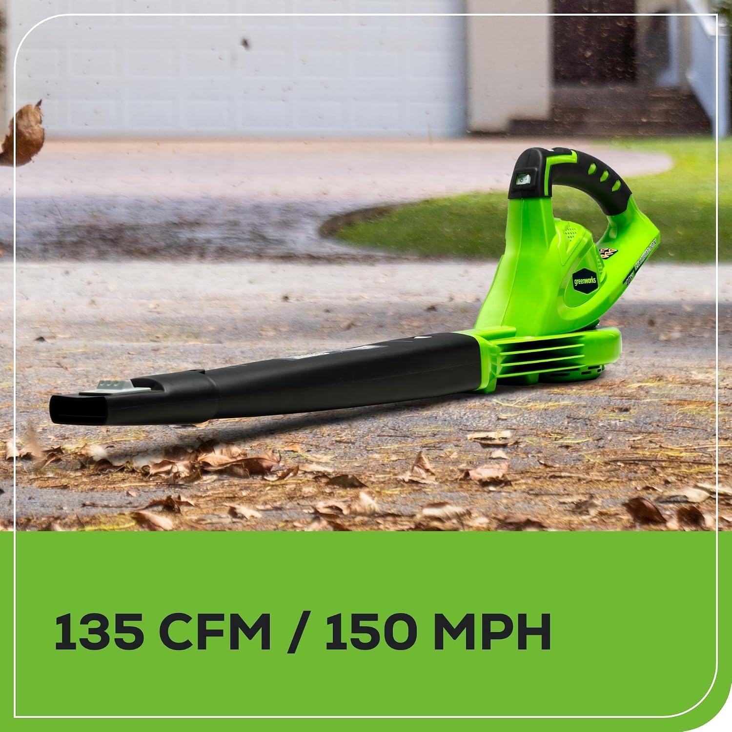 Greenworks 40V Cordless Leaf Blower Kit: image 5