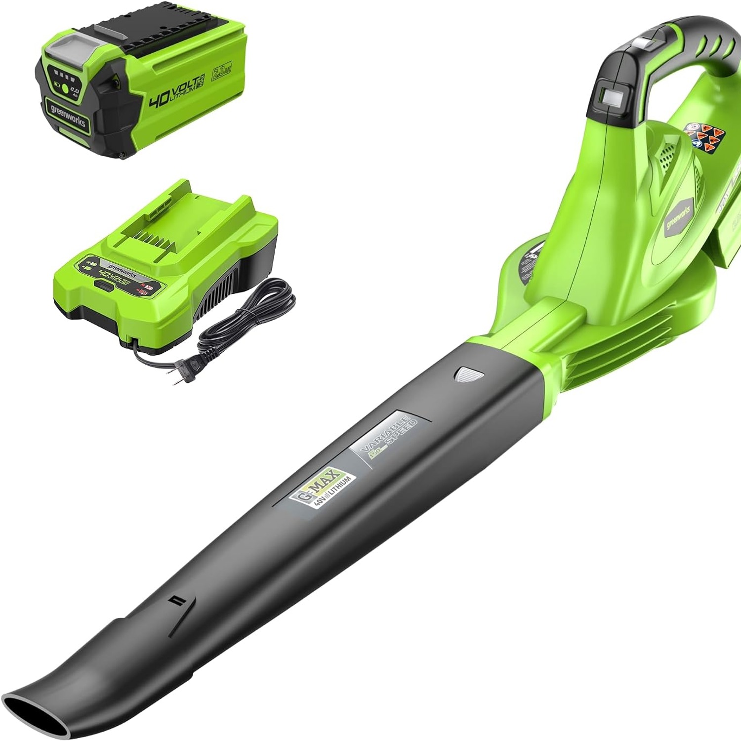 Greenworks 40V Cordless Leaf Blower Kit