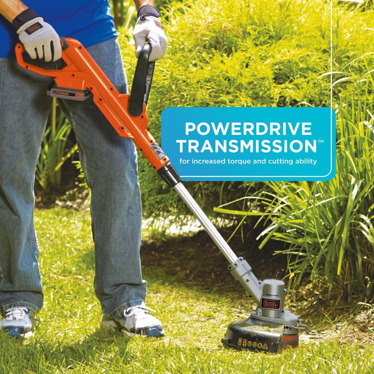 BLACK+DECKER LST300 Cordless String Trimmer and Edger: image 5